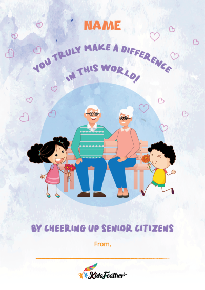 Cheering up Senior Citizens